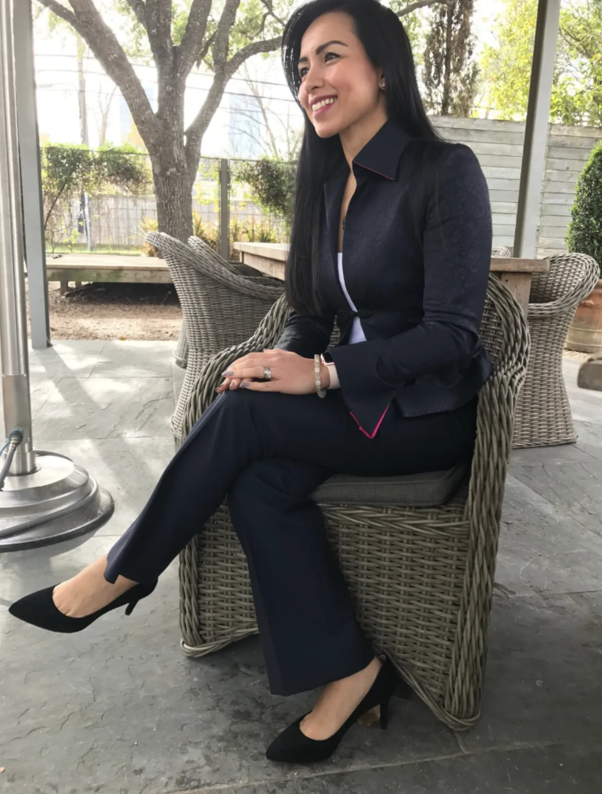 Women's custom suit and tailored clothing detail 2 by Bespoke By CB Miami