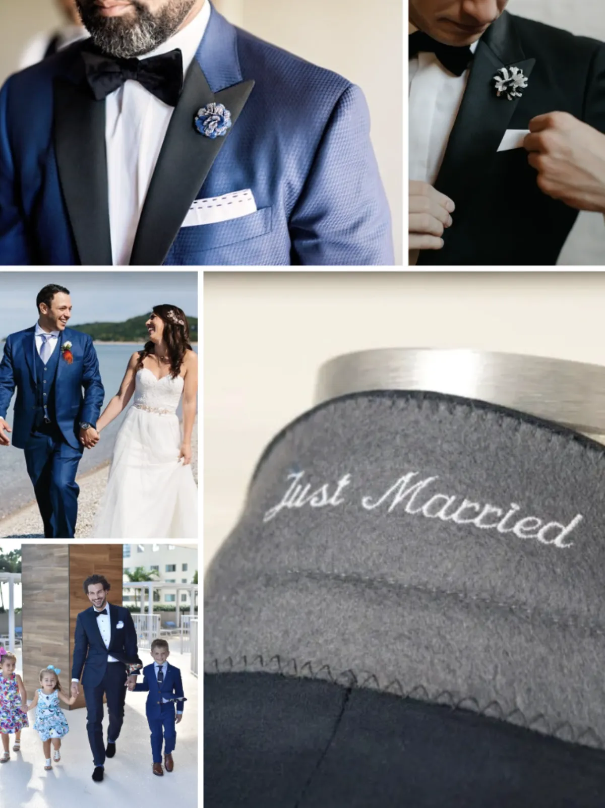 Custom tuxedo and black tie formalwear detail 2 by Bespoke By CB Miami