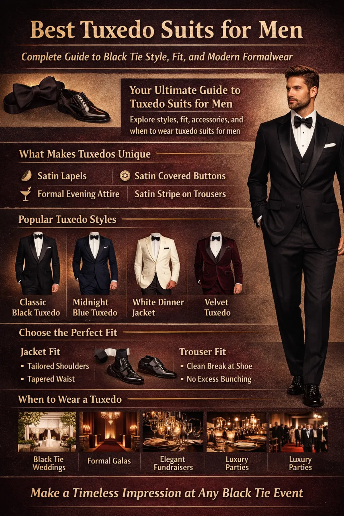 Custom tuxedo and black tie formalwear detail 3 by Bespoke By CB Miami