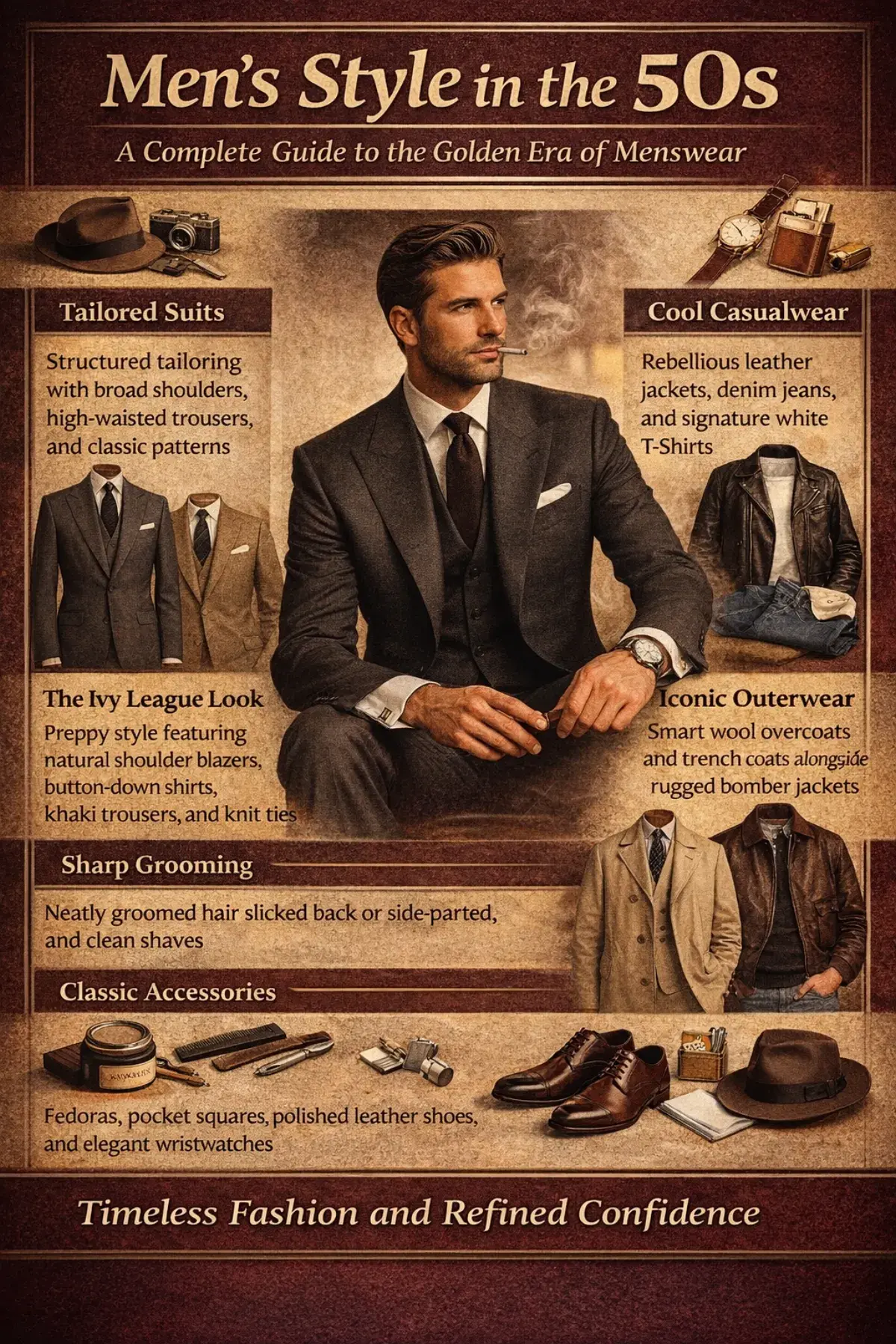 Men’S Style In The 50S custom menswear detail by Bespoke By CB Miami