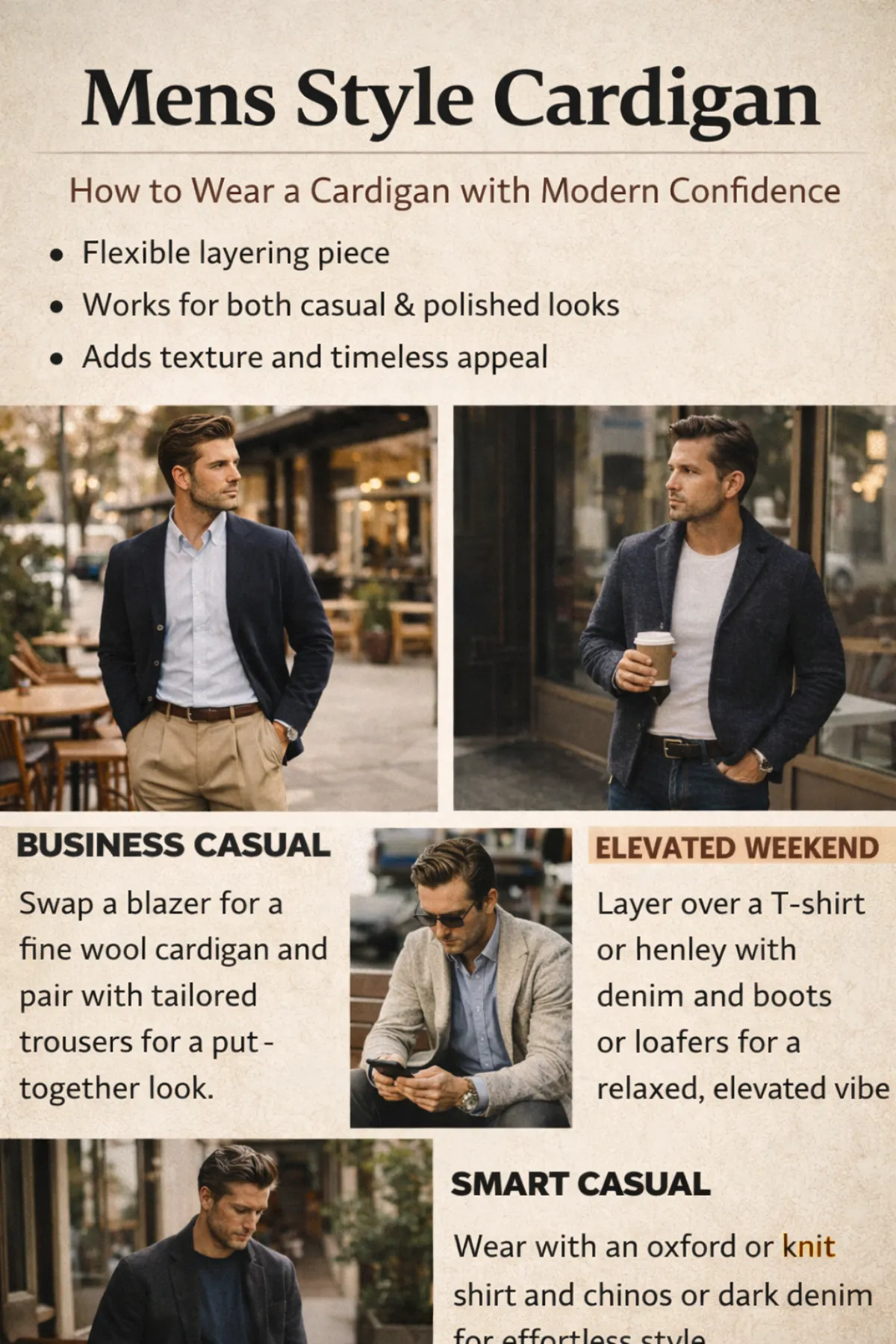 How To Wear A Cardigan For Men custom menswear detail detail 2 by Bespoke By CB Miami