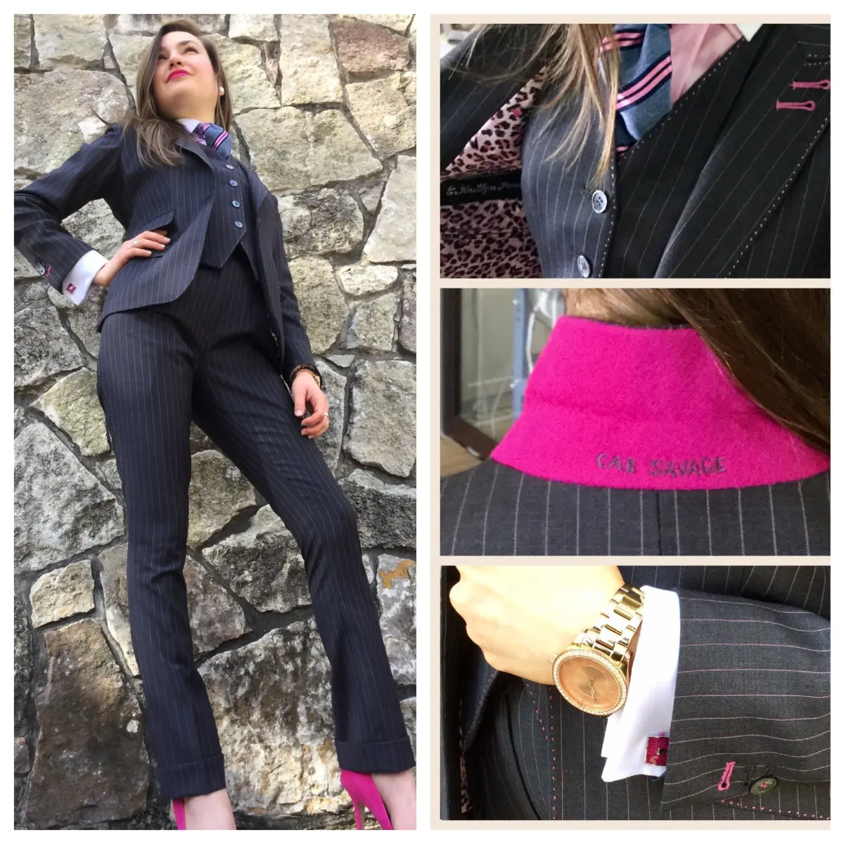 Women's custom suit and tailored clothing by Bespoke By CB Miami