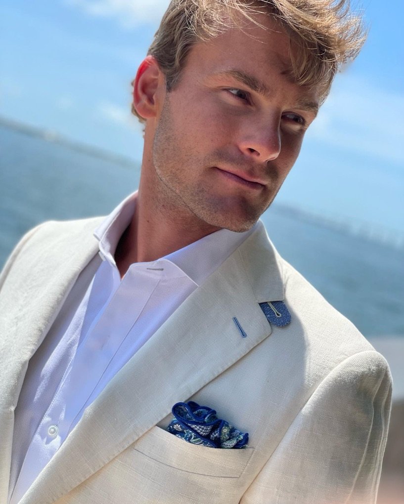 Bespoke suit fitting in downtown West Palm Beach Florida