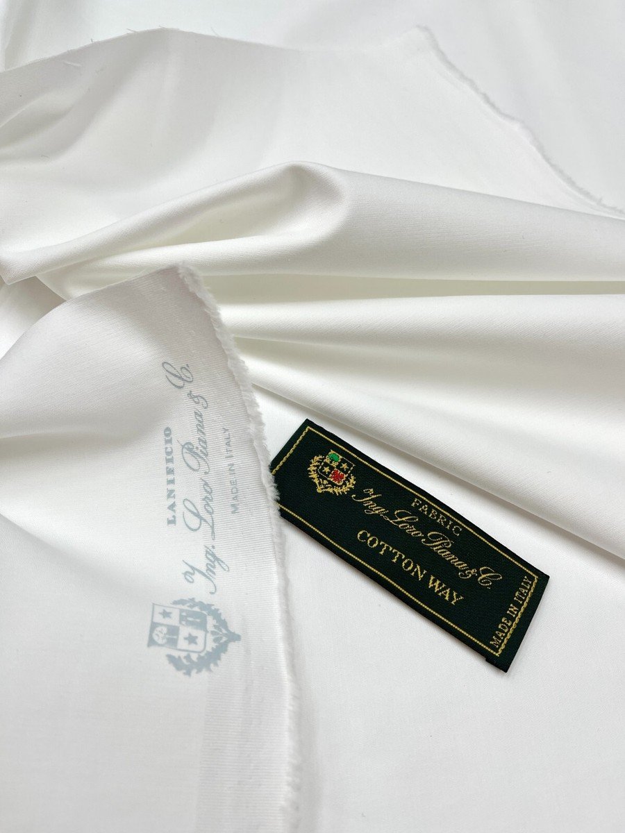 Loro Piana fabric options displayed for custom shirt tailoring