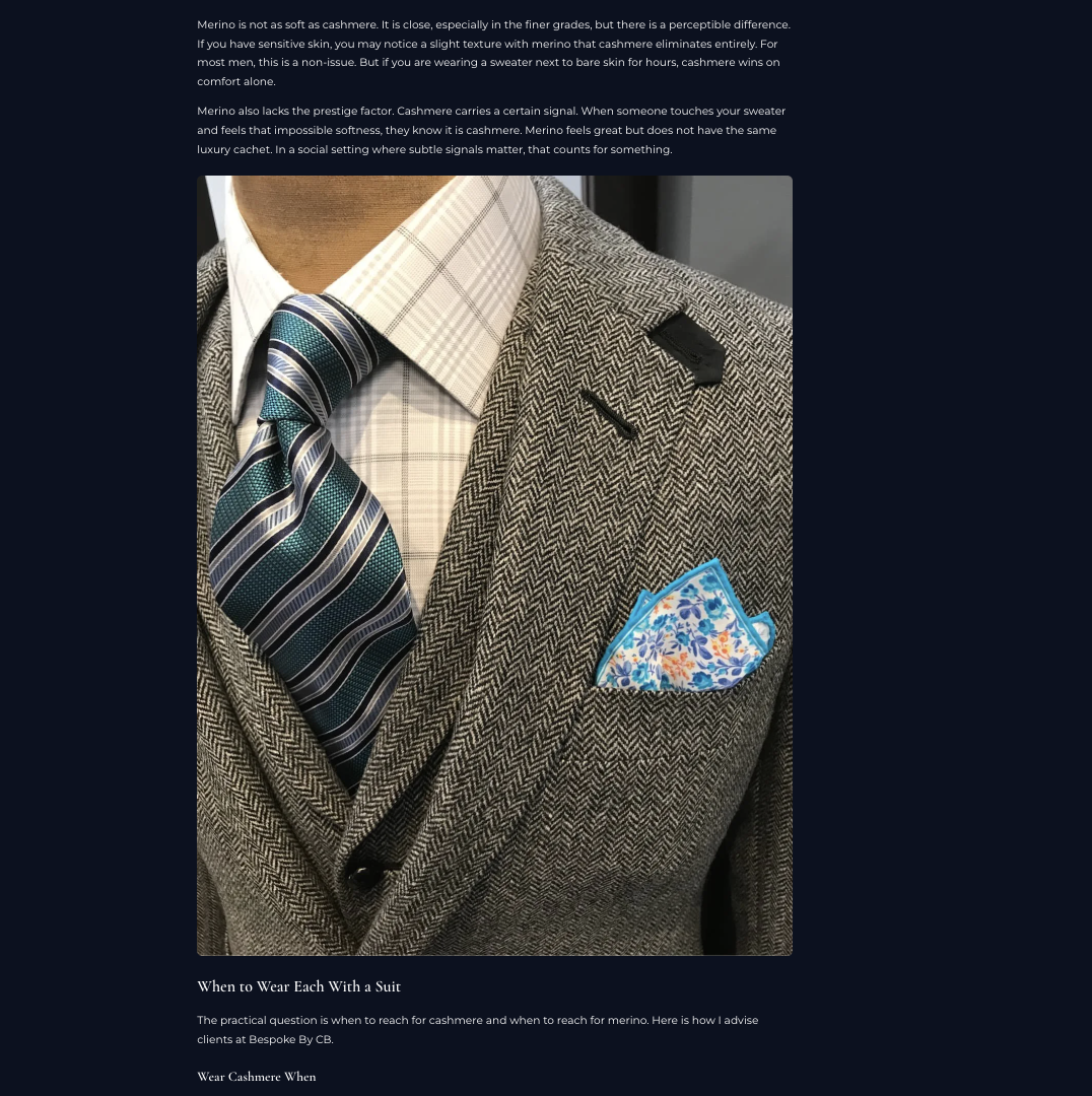 Caccioppoli lion fabric dinner jacket close-up showing lapel detail, tie, and pocket square