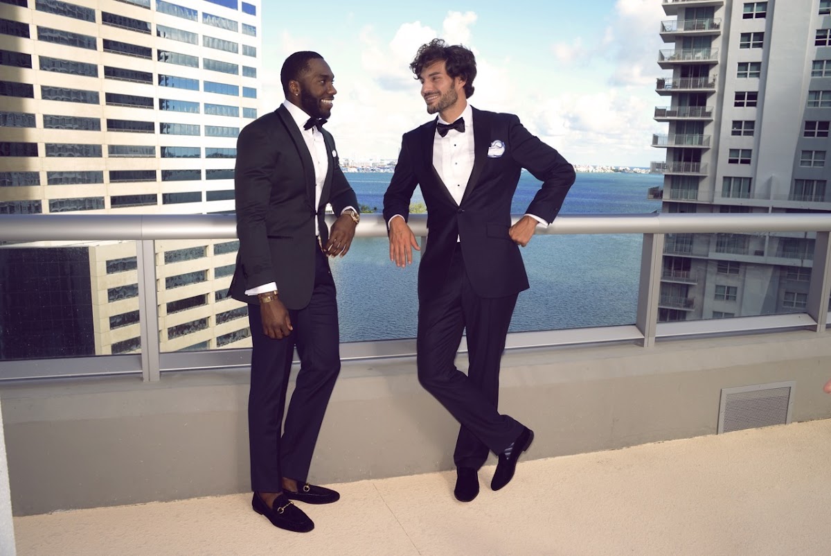 Custom tuxedo and black tie formalwear by Bespoke By CB Miami