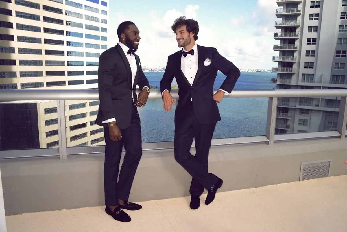 Custom tuxedo and black tie formalwear by Bespoke By CB Miami