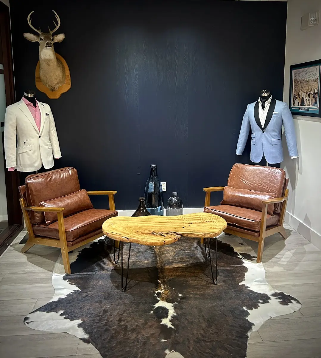 Custom Suit Fabric Selection At Bespoke Cb For A Miami Beach Client custom menswear detail by Bespoke By CB Miami