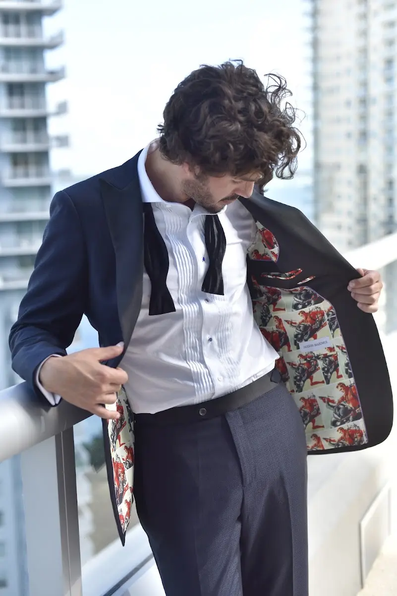 Custom tuxedo and black tie formalwear by Bespoke By CB Miami