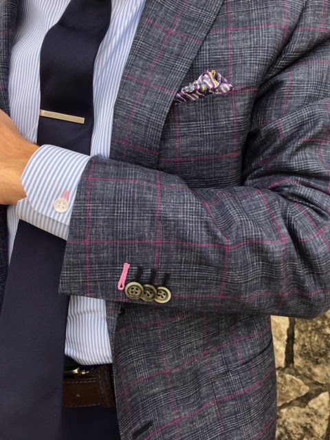 Master Tailor Hand Finishing A Full Canvas Bespoke Suit At Bespoke Cb Miami custom menswear detail by Bespoke By CB Miami