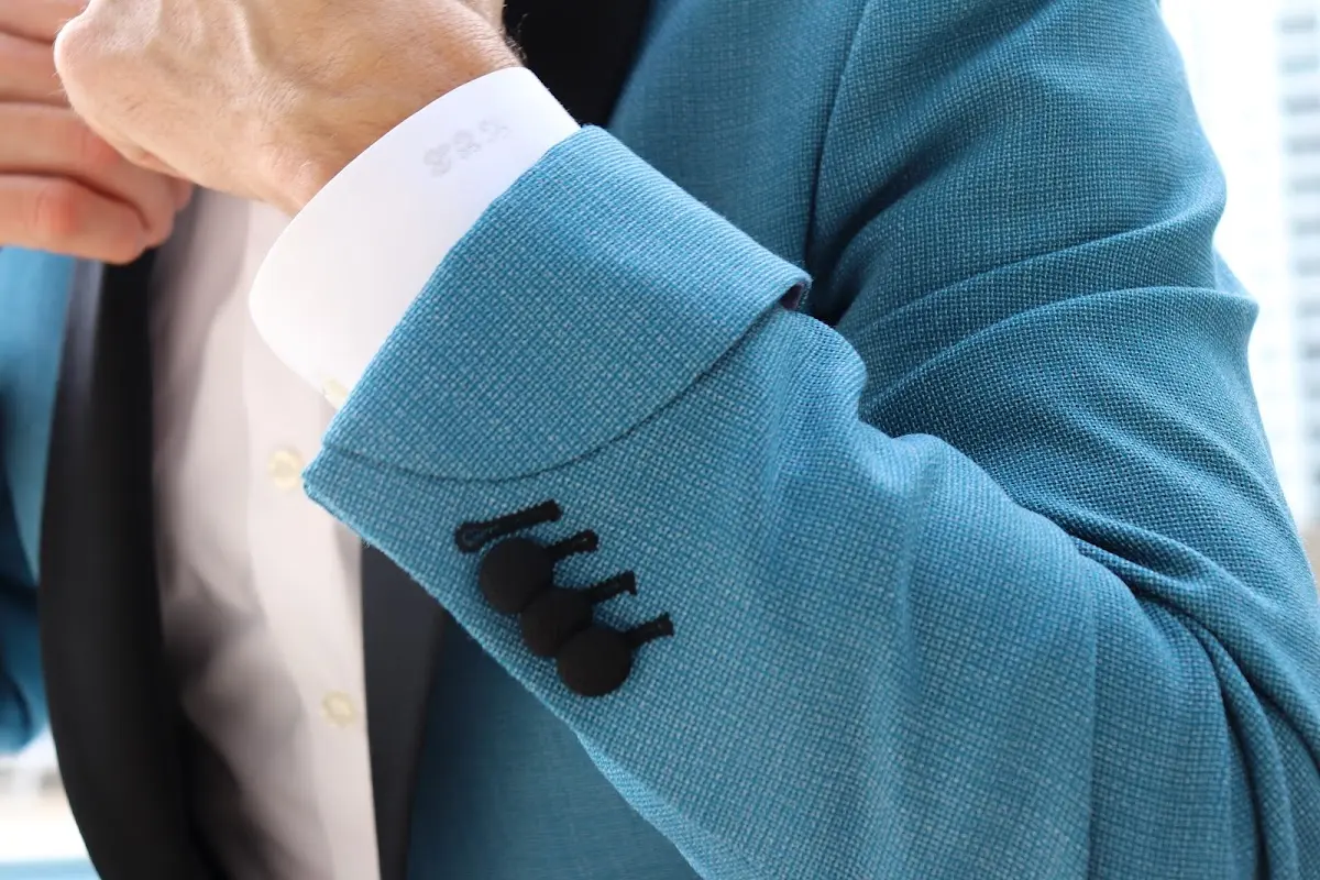 Custom tuxedo and black tie formalwear detail 2 by Bespoke By CB Miami