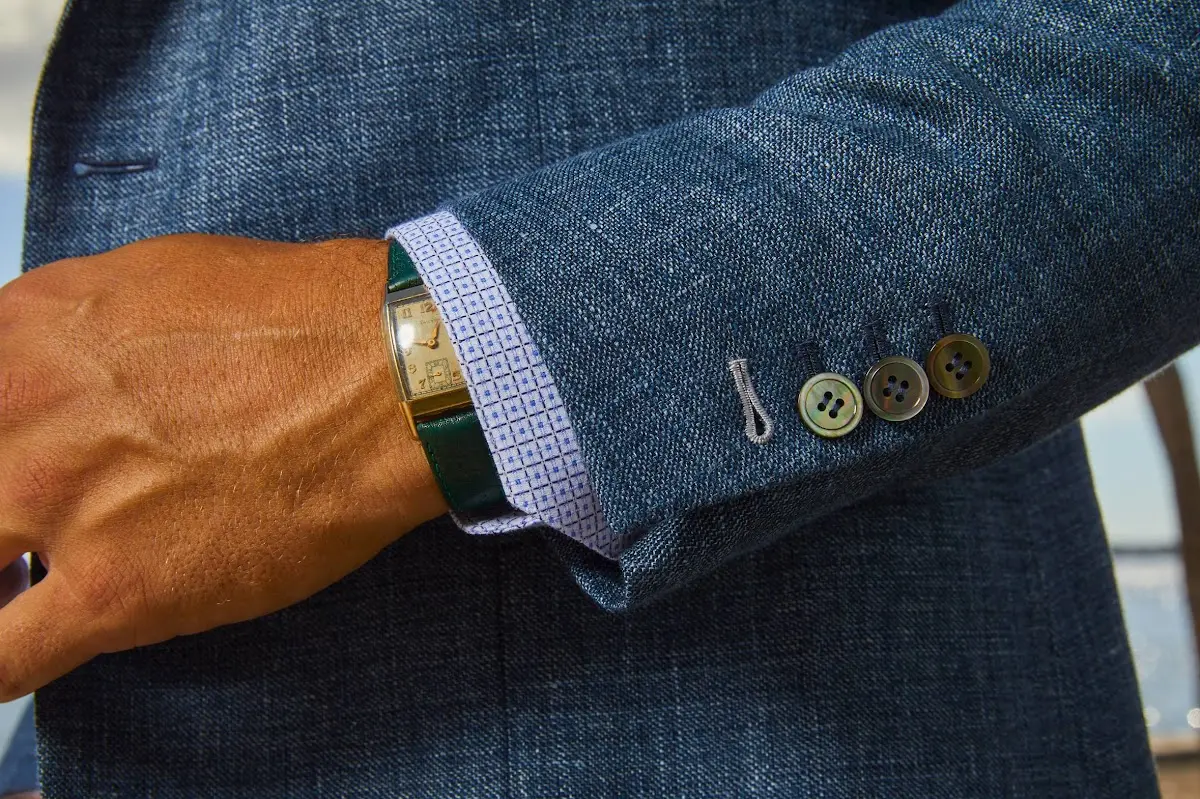 Getting A Suit Tailored At Bespoke Cb Miami custom menswear detail by Bespoke By CB Miami
