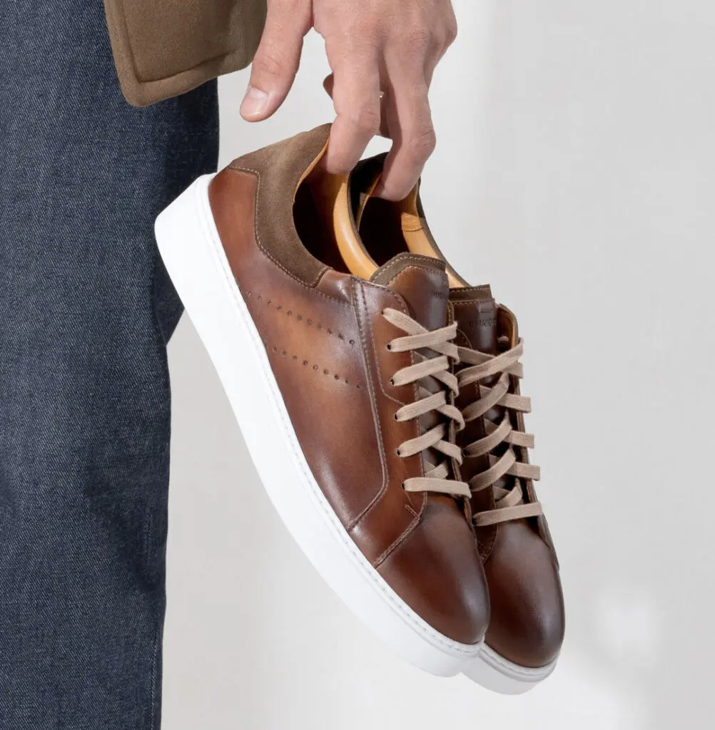 Formal dress shoes paired with custom menswear by Bespoke By CB Miami