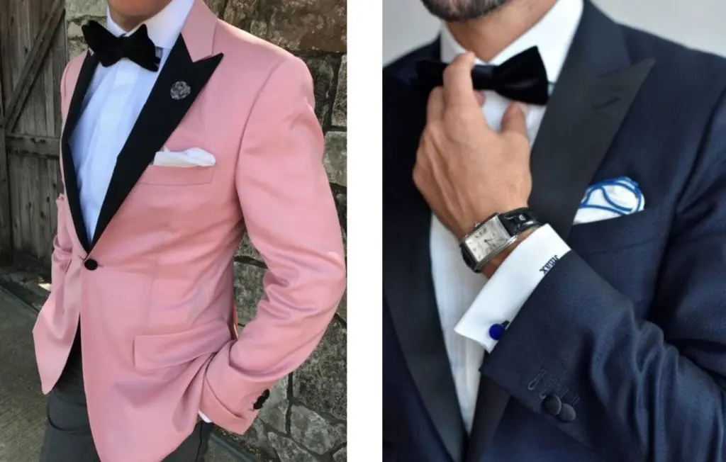Semi Formal Vs Formal Outfits custom menswear detail by Bespoke By CB Miami