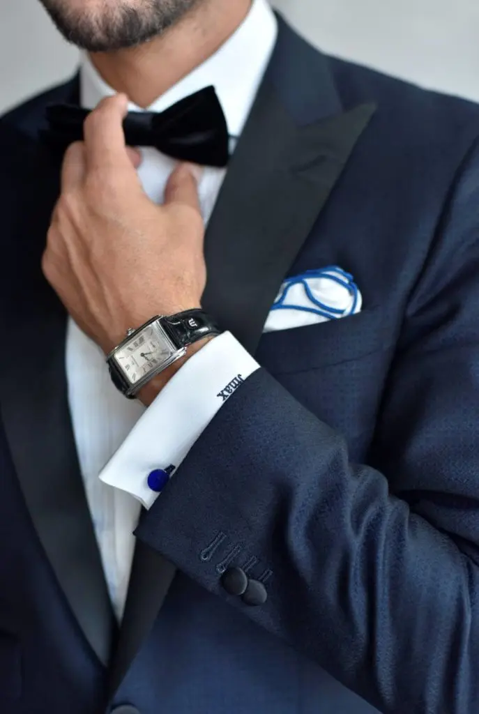 Custom tuxedo and black tie formalwear detail 2 by Bespoke By CB Miami