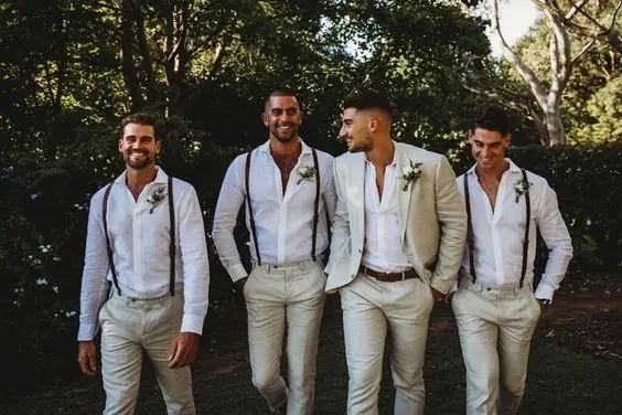 Custom wedding suit styling for South Florida grooms detail 4 by Bespoke By CB