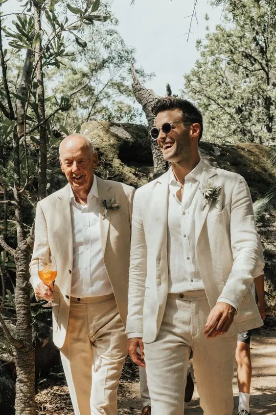 Custom wedding suit styling for South Florida grooms detail 2 by Bespoke By CB