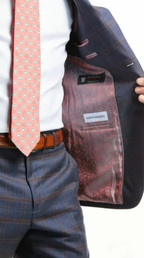 Proper tie length with custom tailored suit by Bespoke By CB Miami