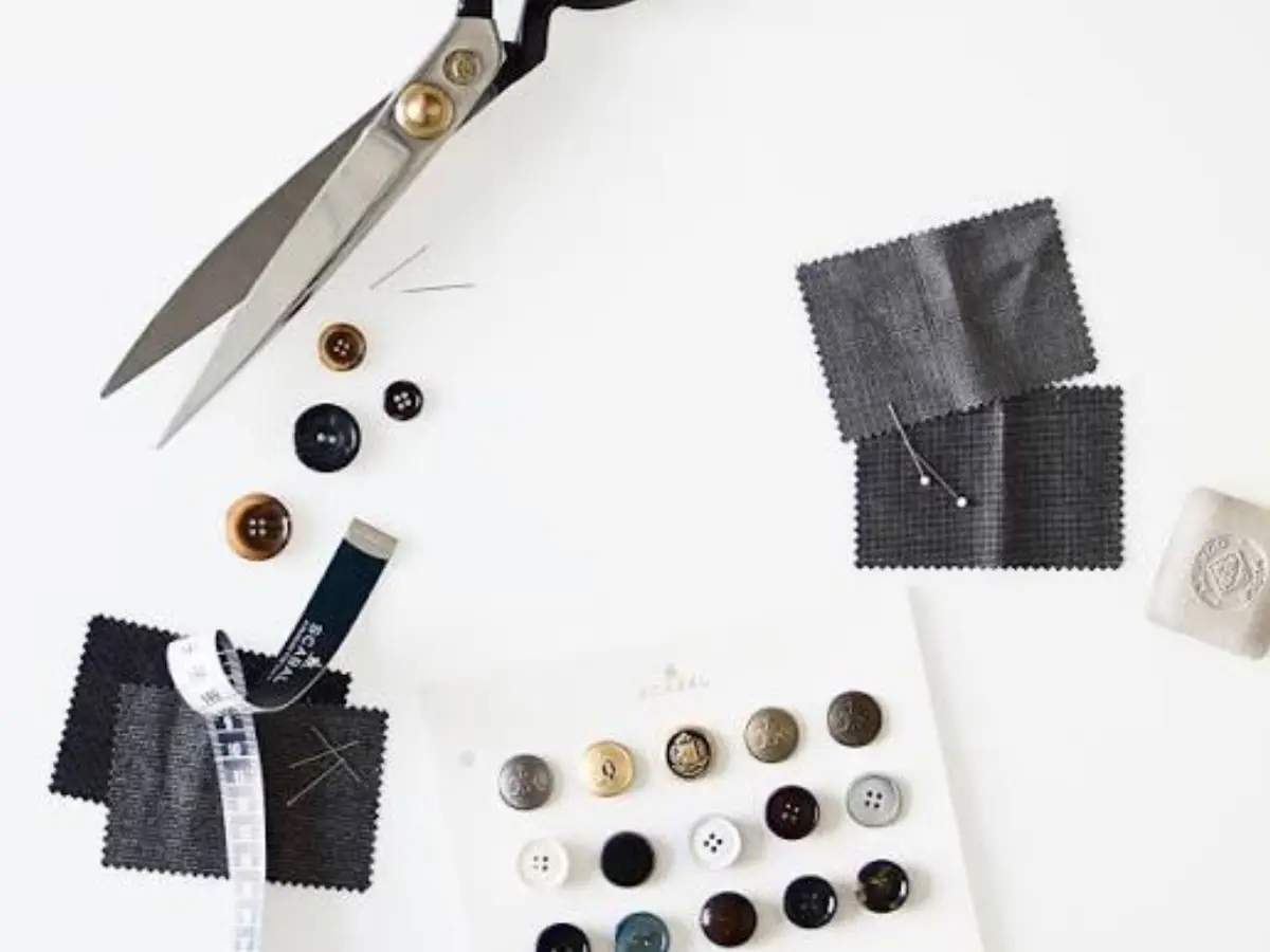 Premium wool fabric close-up for custom suits, Bespoke By CB Miami fabric guide